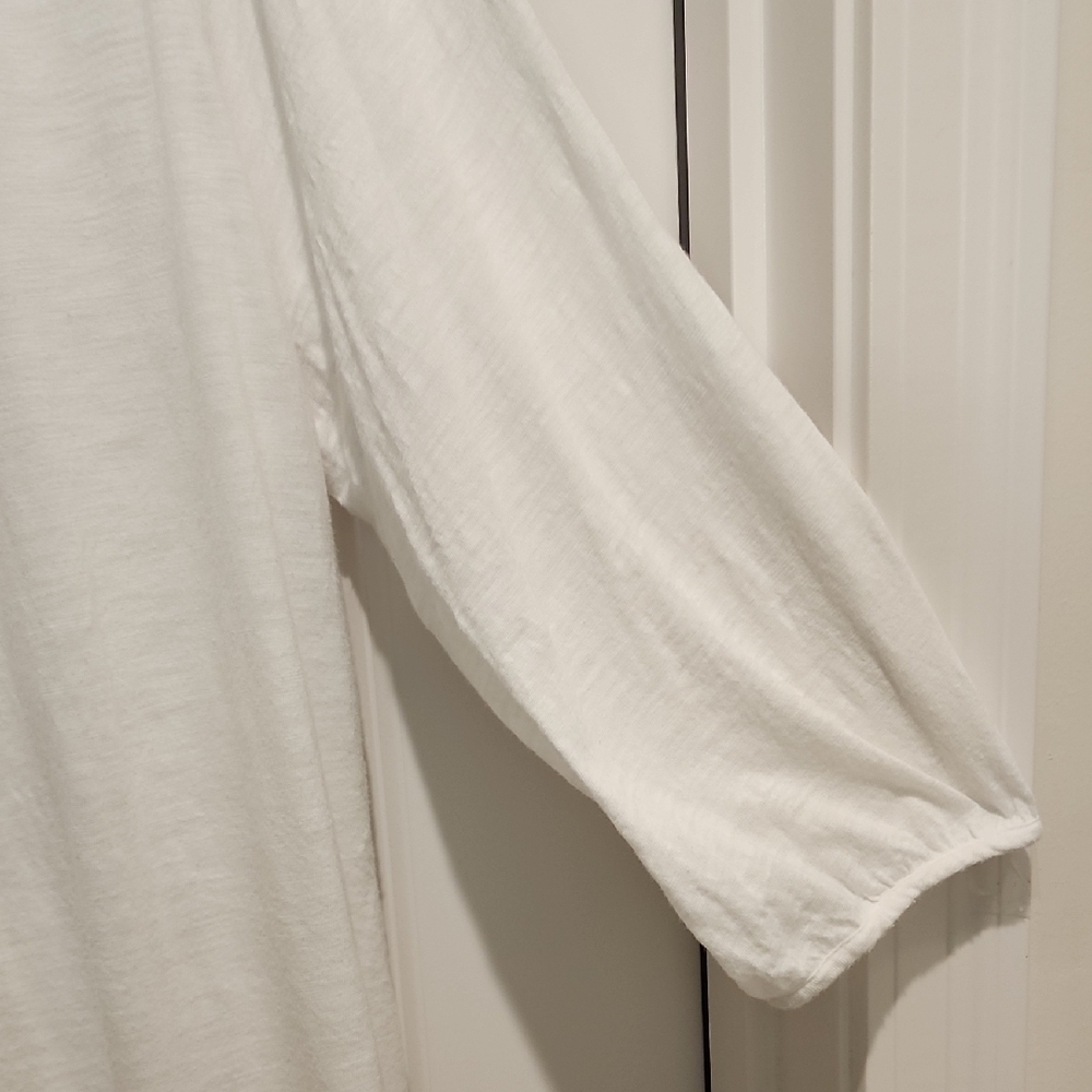 Lucky Brand White Lace Accent Top 3x - Picture 3 of 8